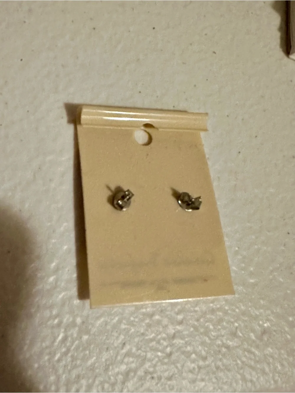 New Vintage Silver Heart Turquoise Stud Western Earrings Made in USA